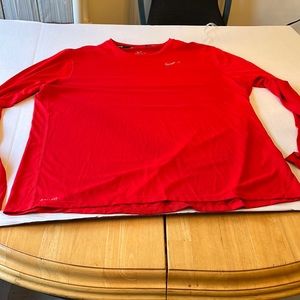 Nike Men’s Red Running shirt Size XL